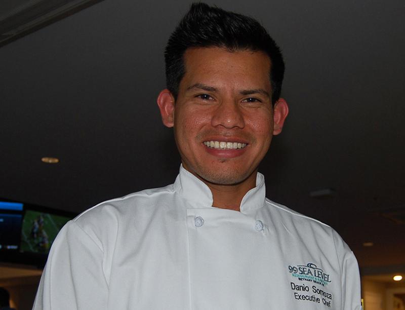 99 Sea Level and Harvest Tide Executive Chef Danio Somoza has won multiple Top Chef of the Culinary Coast awards. BOB YESBEK PHOTO